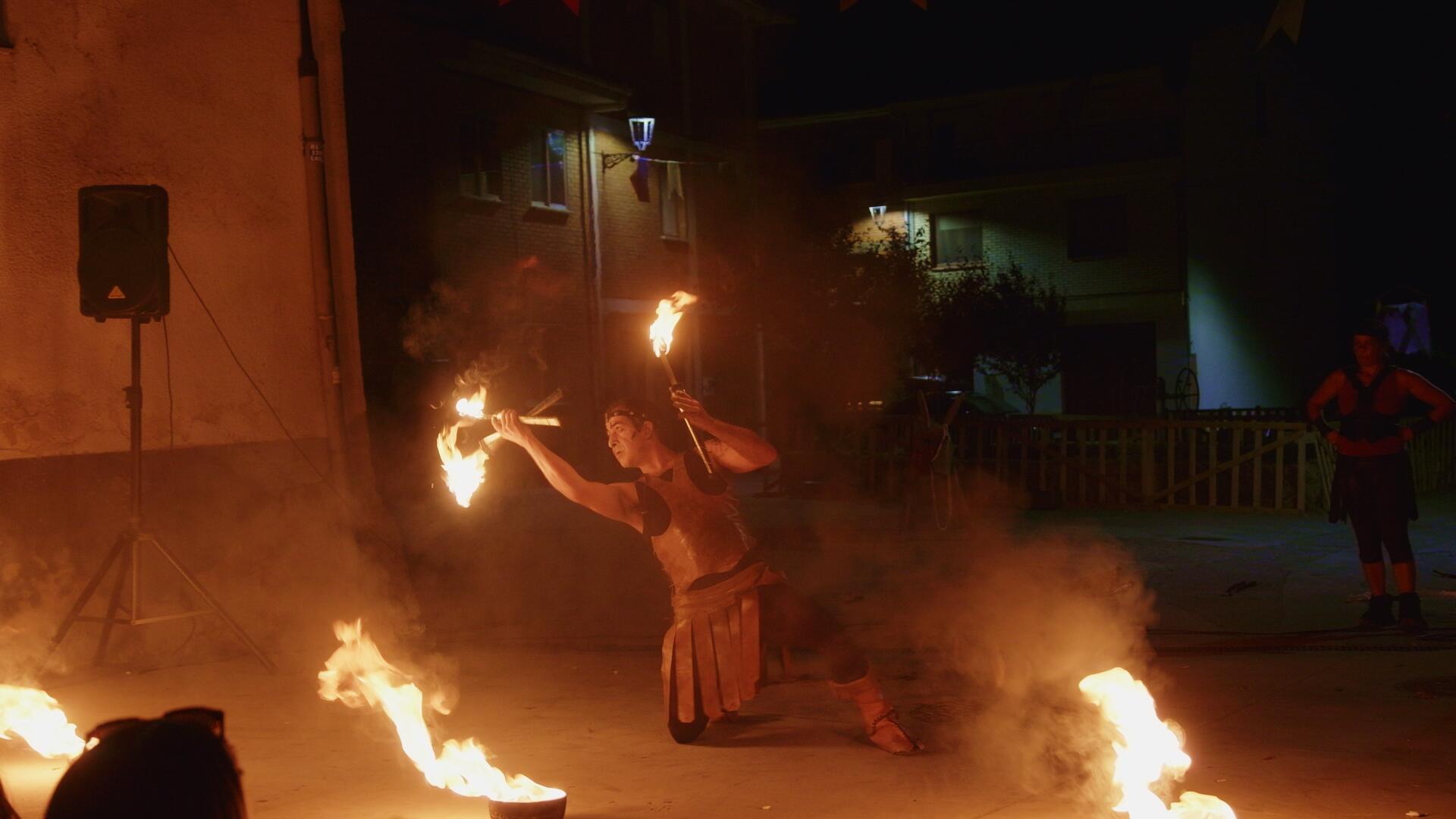 Fotografía de espectáculo de fuego 1