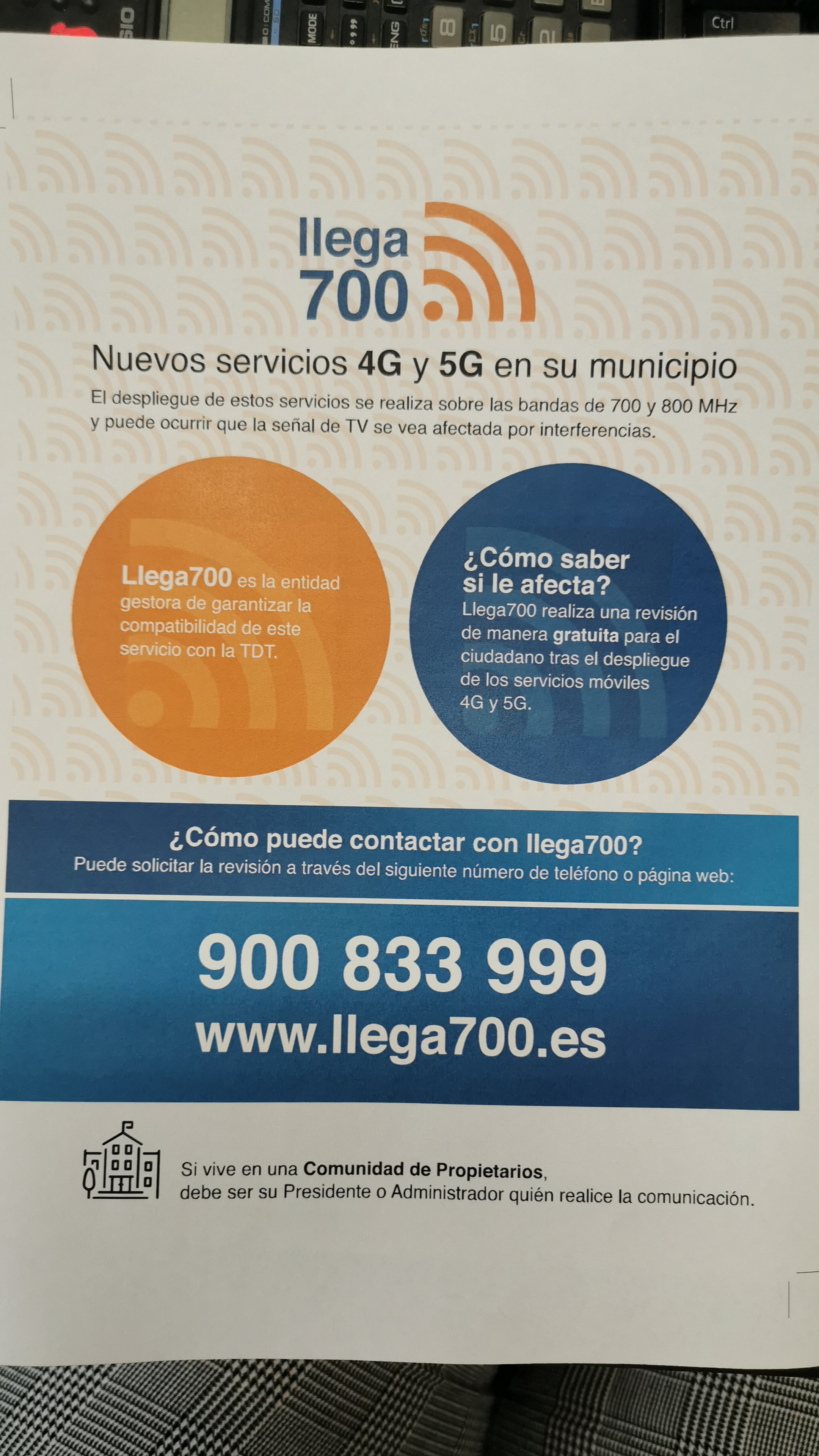 COLOCACION DE ANTENA