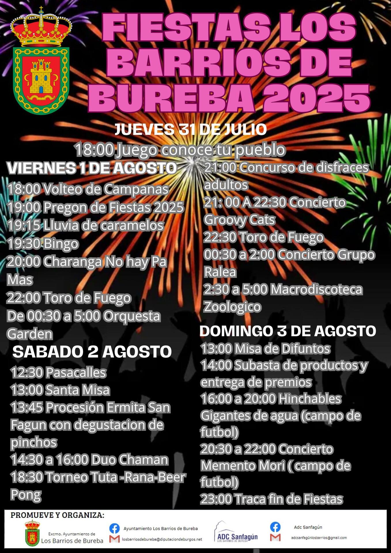 FIESTAS PATRONALES 2025