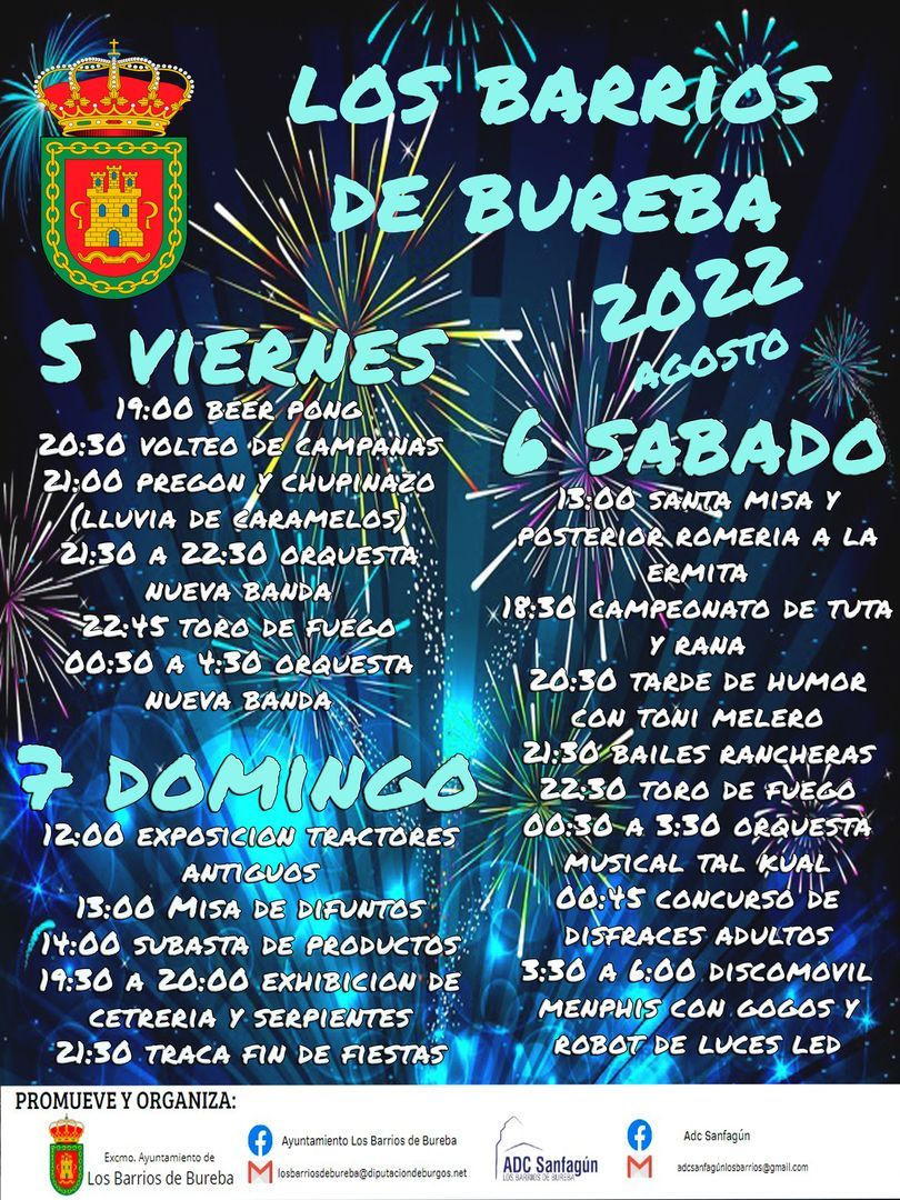 FIESTAS LOS BARRIOS DE BUREBA AGOSTO 22
