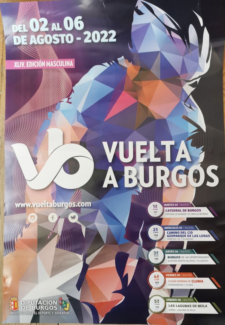 VUELTA CICLISTA A BURGOS DEL 2 DE AGOSTO AL 6 DE AGOSTO